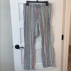 Pajama Pants Tribal Print Medium